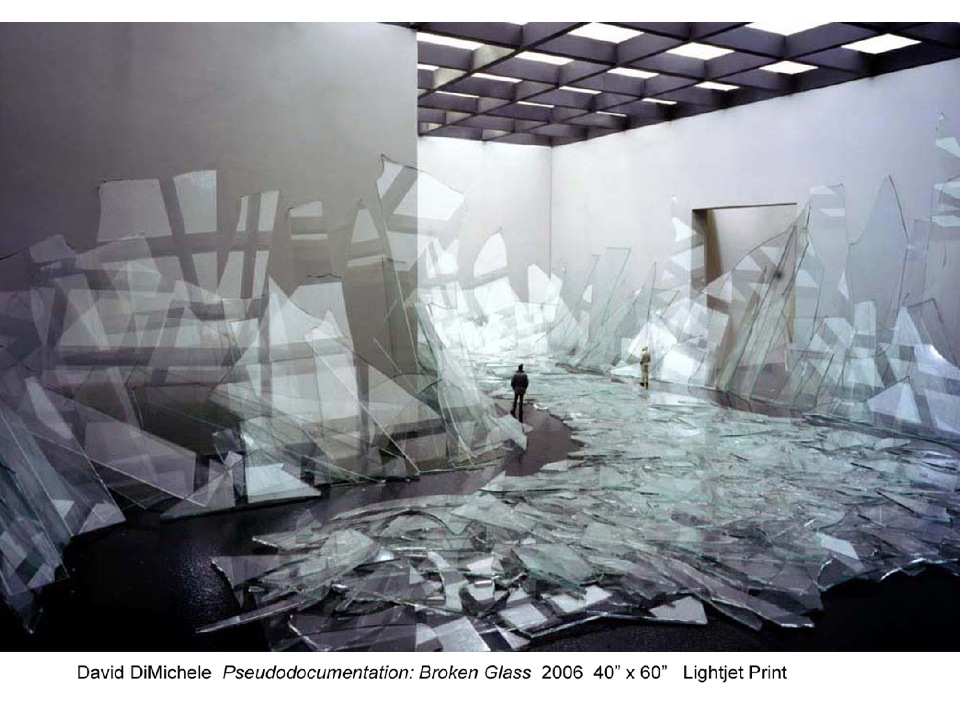 DavidDiMichele. Pseudodocumentation, Broken Glass. 2006.jpg