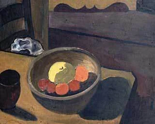Alice Neel. Still life with fruit.