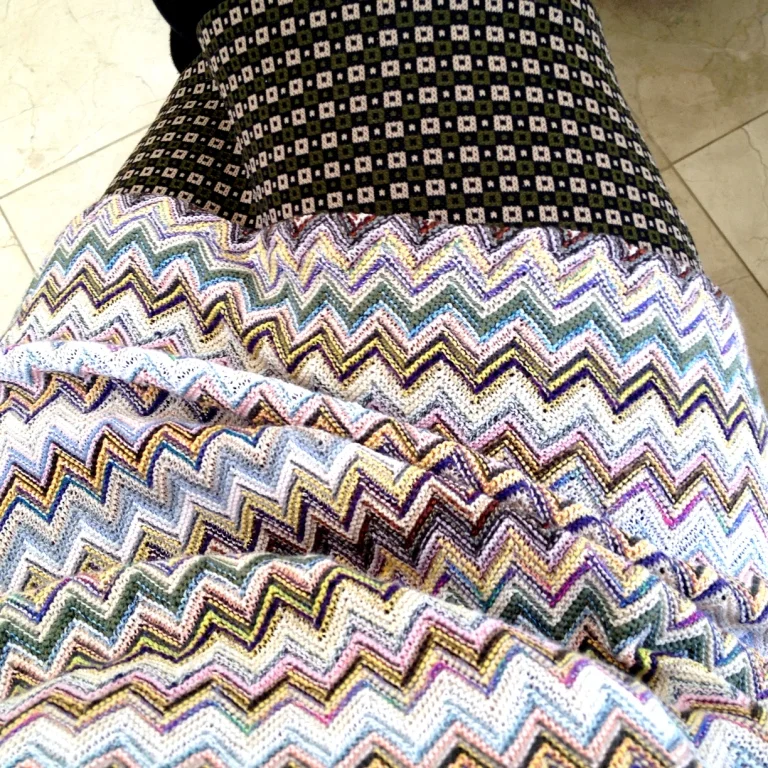 Skirt made from vintage fabric from Mr Stinky , 100 years ago...