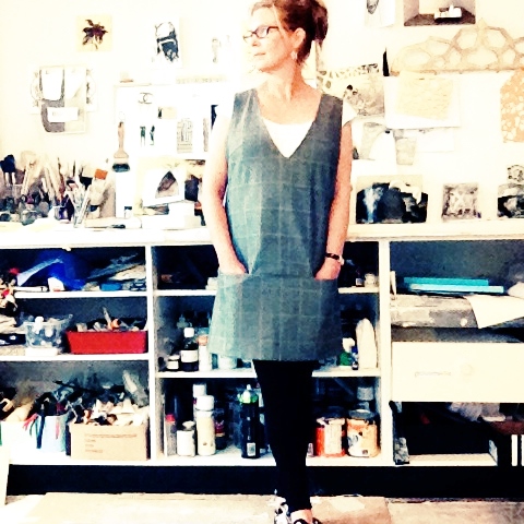 Burda Magazine 09/2012 #105 "A line jumper" (Pinafore to everyone else.)