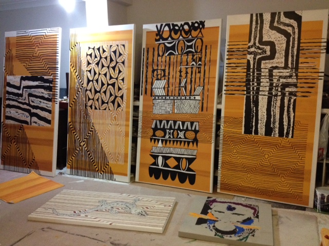 Studio. All done & on way to photographer for digital work.