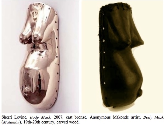 Sherri-Levine-body-mask-2007-cast-bronze&anon-makonde-artist