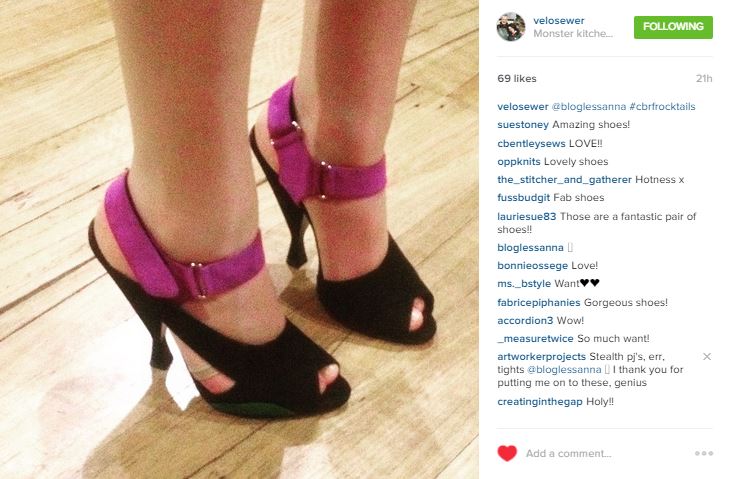 @bloglessanna trying to outshoe me