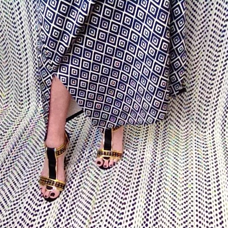 Purplish tinge to feet. Sandal heels in winter, you get that