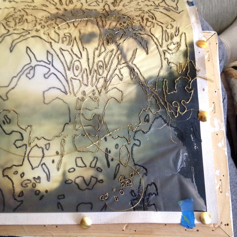 Noob to couching, this is my practice piece.