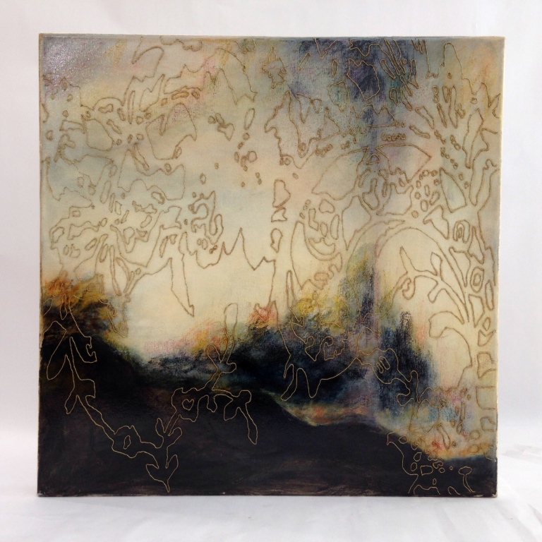 The very air we breathe. 505x505mm deep edge canvas