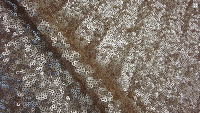 Beautiful teeny matte pearl sequins from Tessuti,