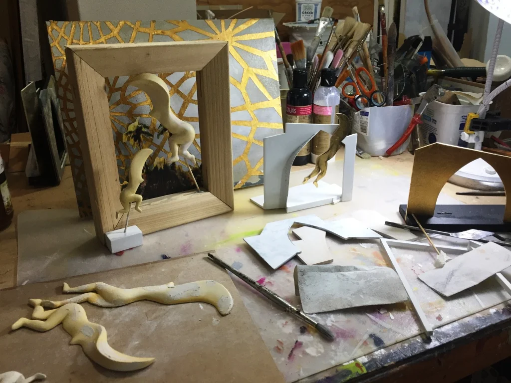 Artworking: February 2017 studio