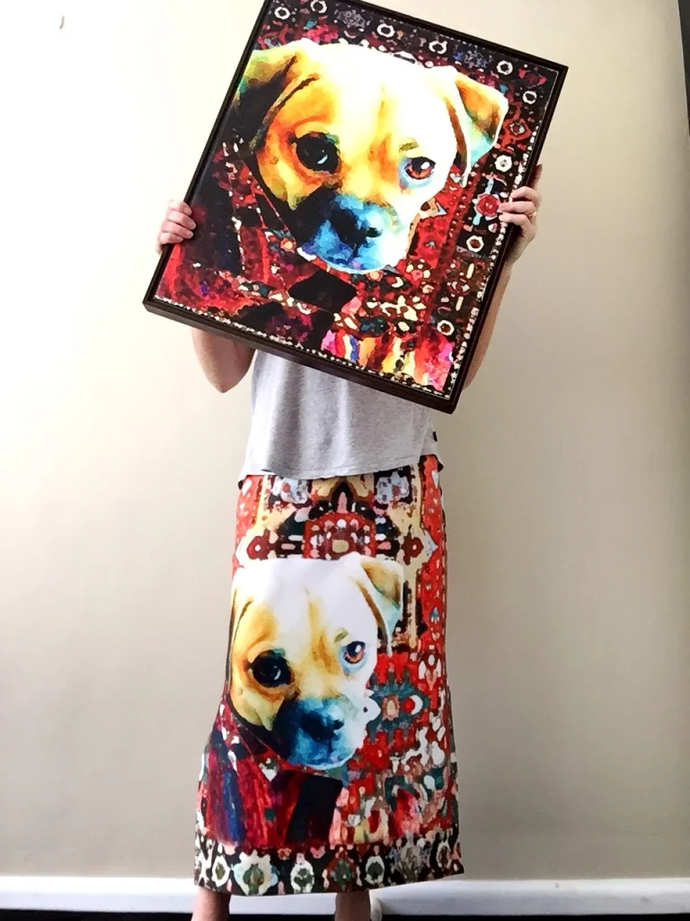 My first digital fabric print!