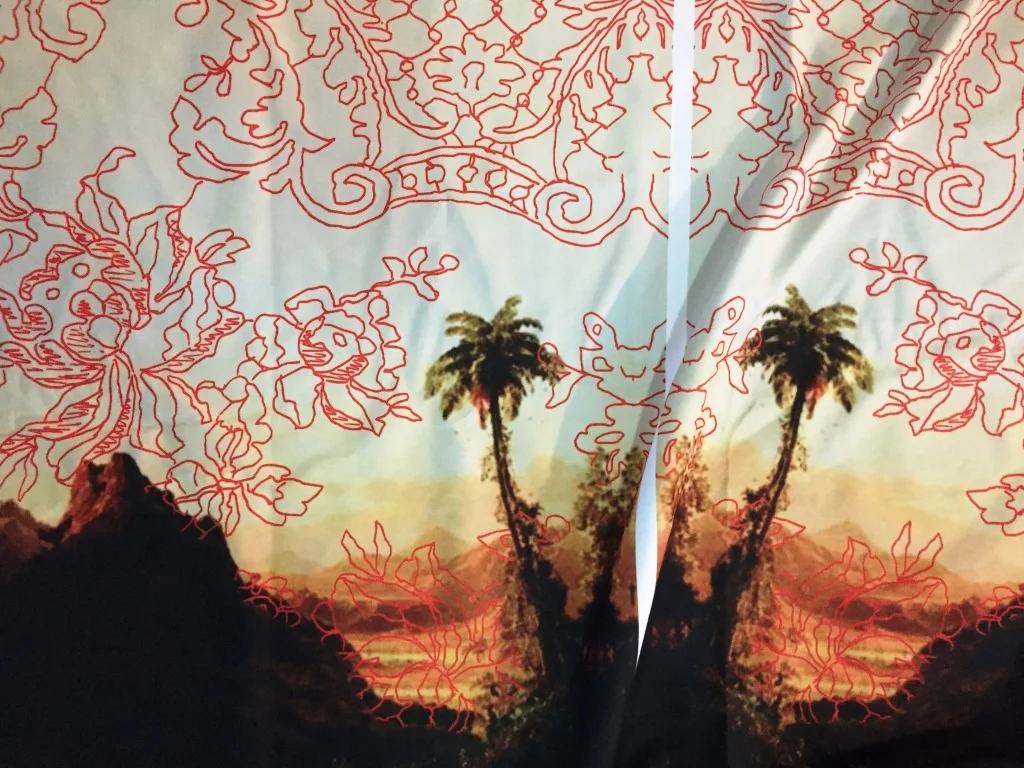 "Palms" digital fabric print