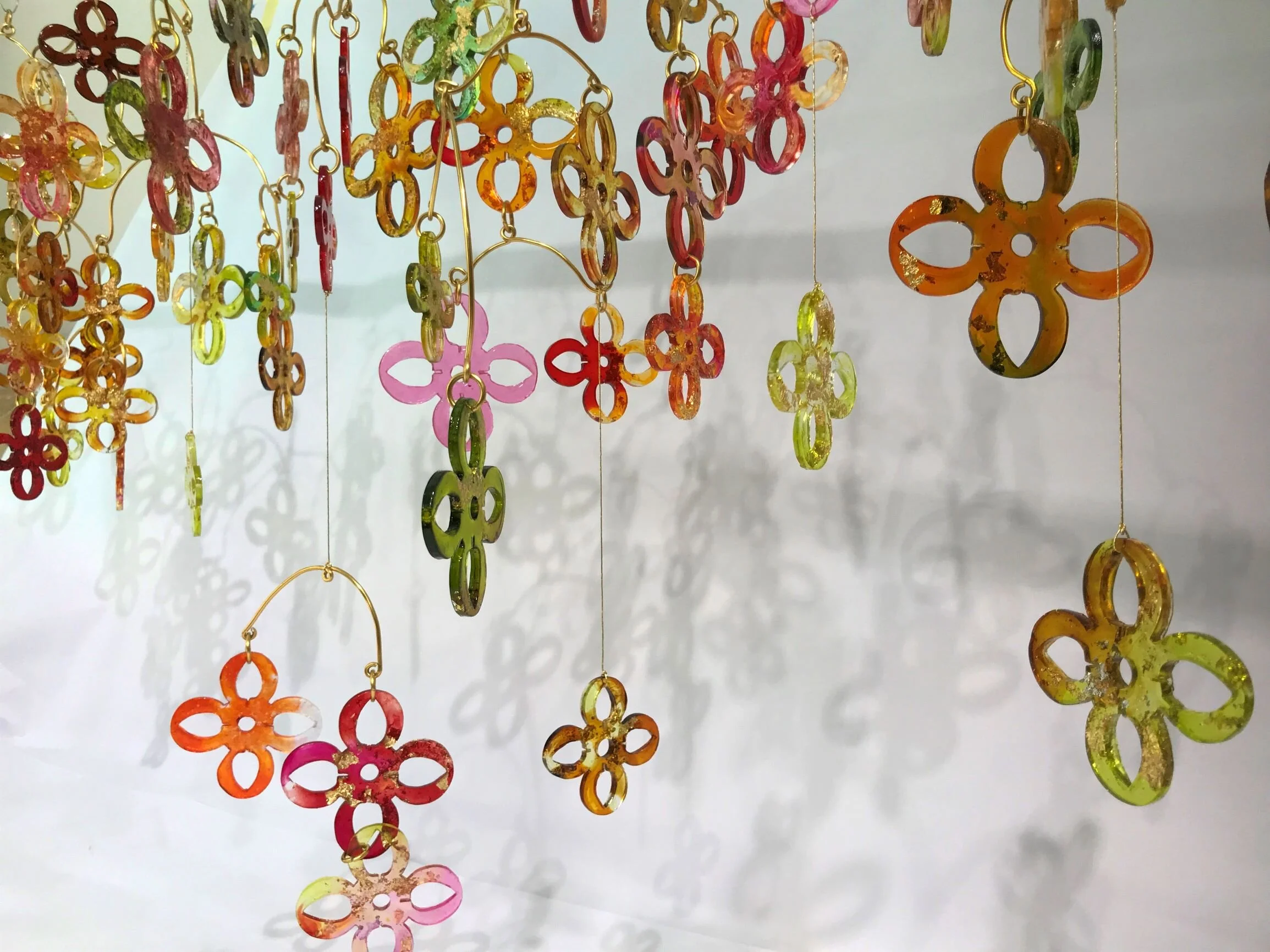 Private residence commission, Sydney; 'Hanging Garden' mobile sculpture[detail]