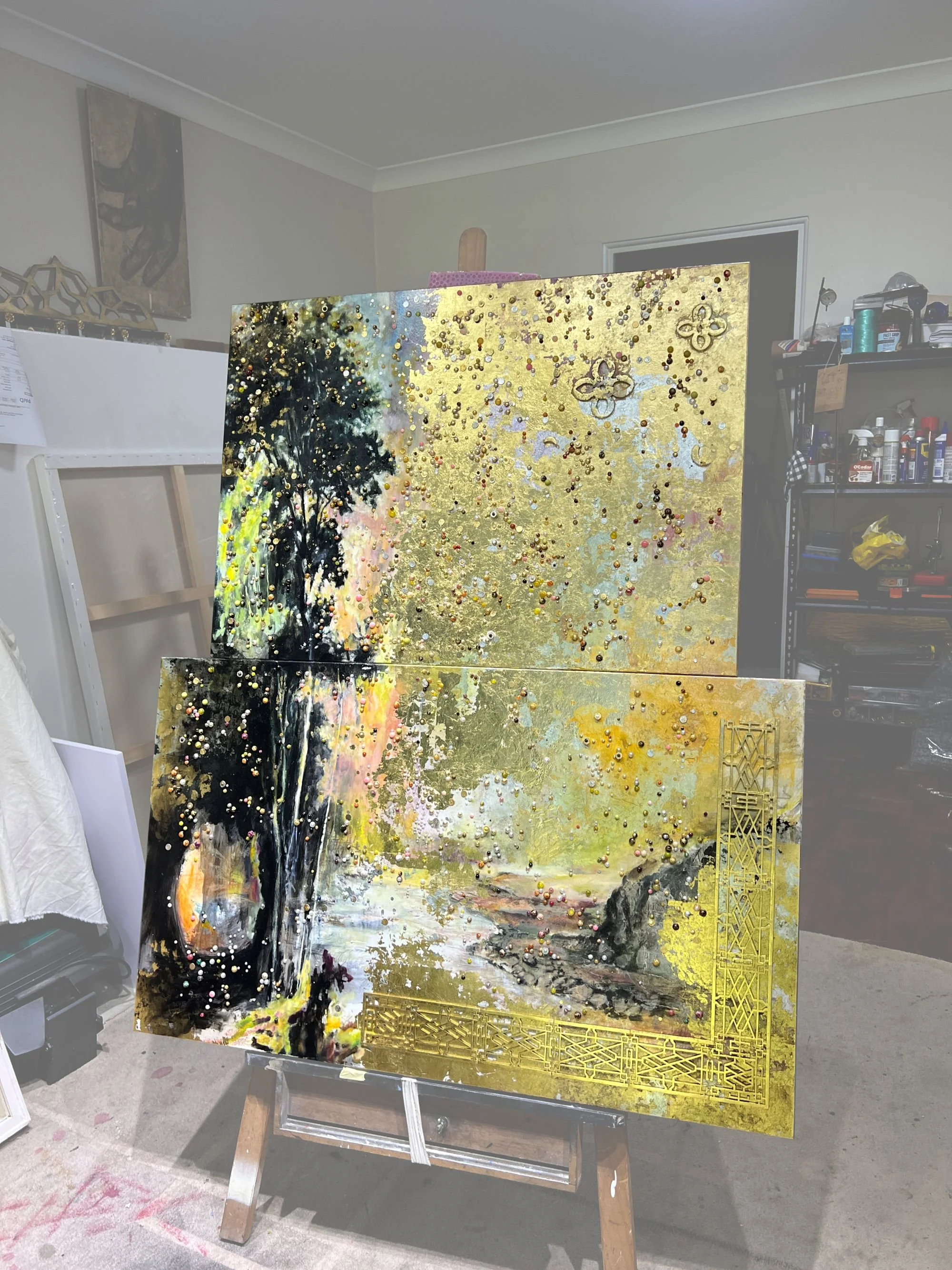 Topography [late night studio progress photo]