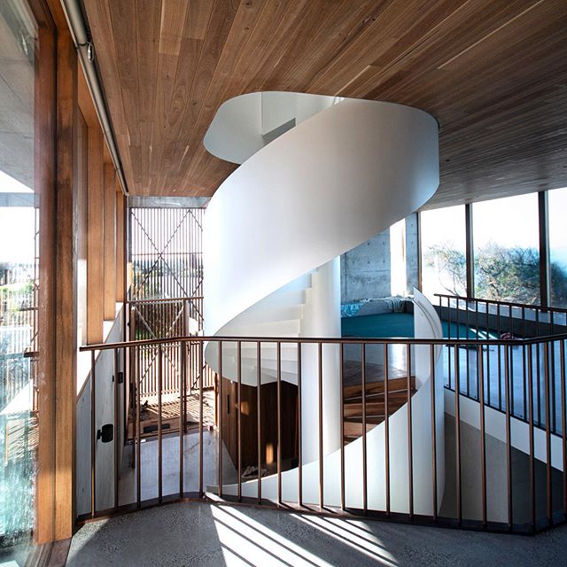 @auhaus #cliffhouse central void and stair @ashleycrowebuilders