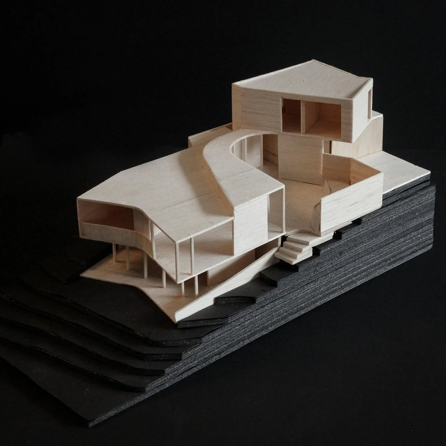 Handmade concept model. #no_ai