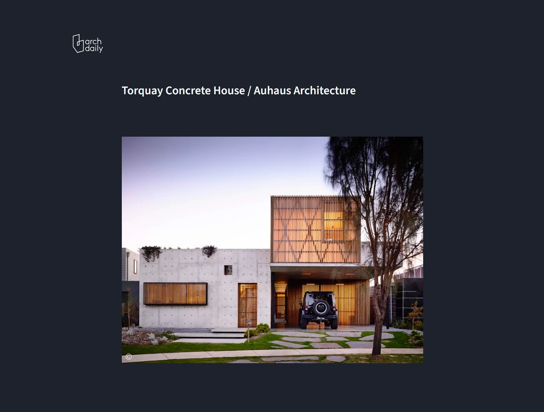 Torquay Concrete House - Auhaus Architecture