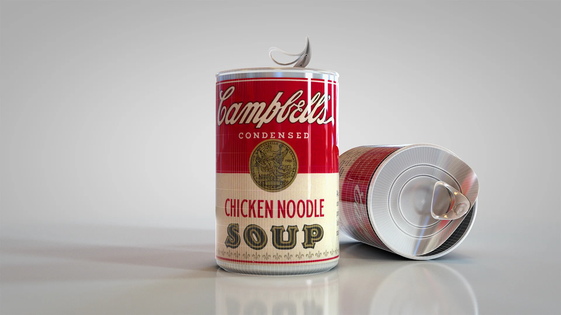 HOW TO MAKE A SOUP CAN IN CINEMA 4D