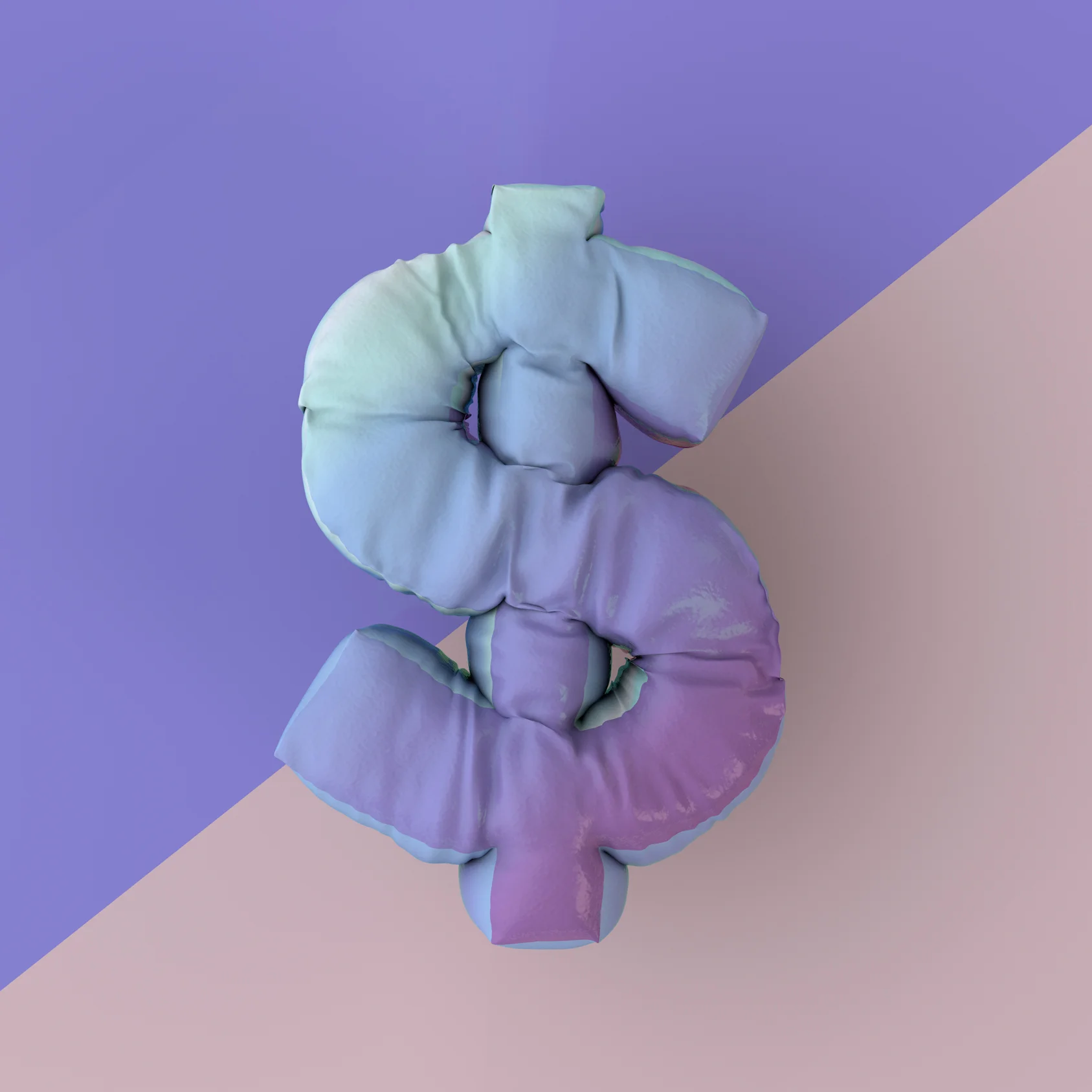 Cinema 4D - Inflated text animation