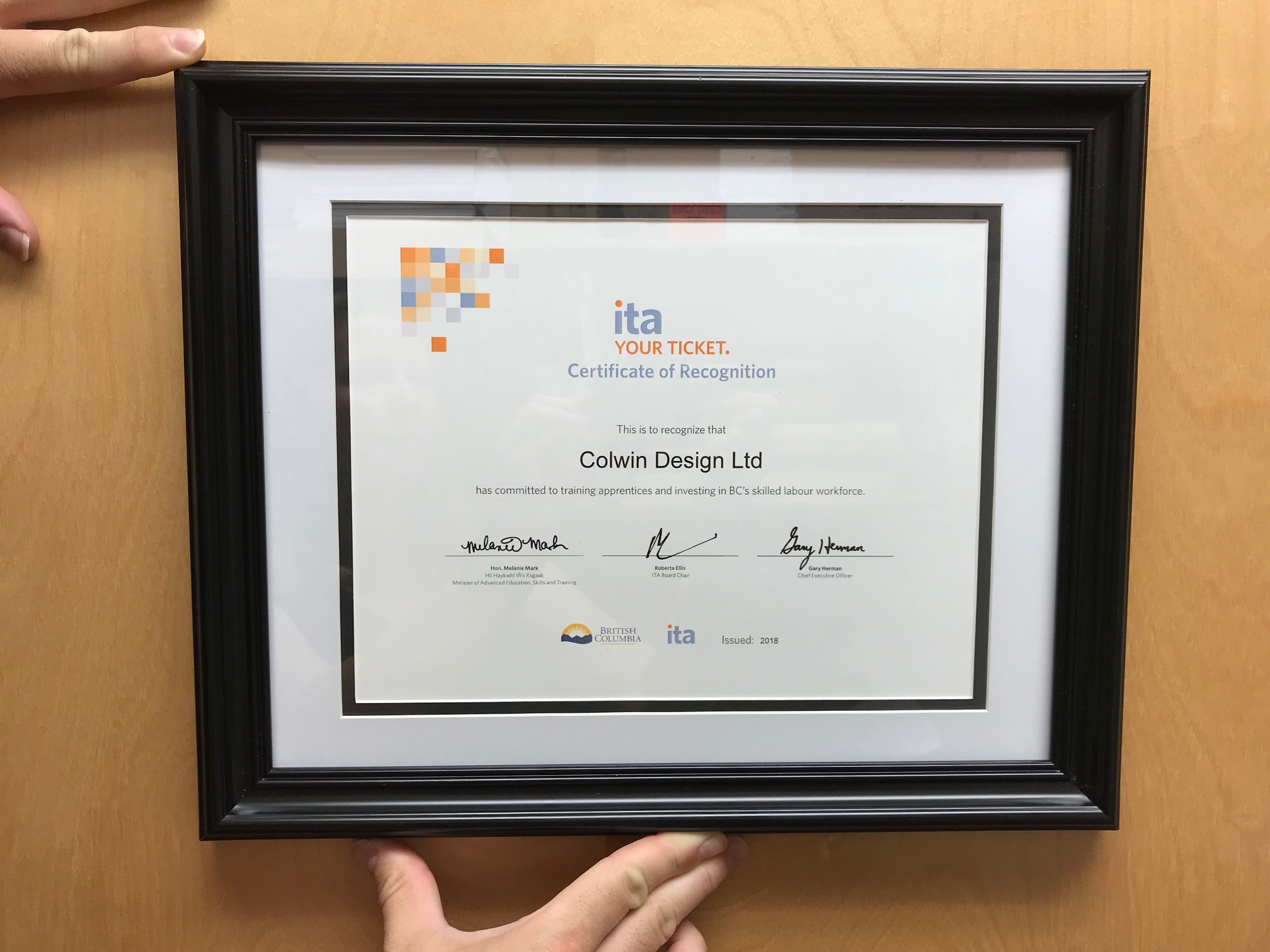 Supporting Apprentices and Employers - ITA BC! — Colwin Design Ltd