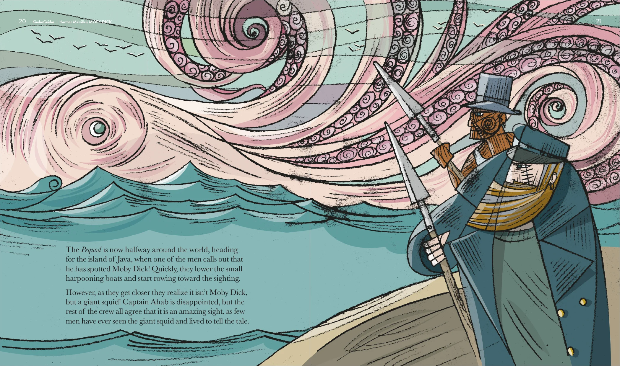 KinderGuides Moby Dick Pages 20-21