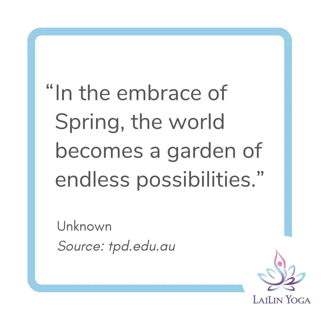 🌱 &ldquo;In the embrace of Spring, the world becomes a garden of endless possibilities.&rdquo;
~ Unknown (Source: tpd.edu.au) 🌸

Although illness threw a wrench into last month's class, I'm excited that our next pay-what-you-wish community class is