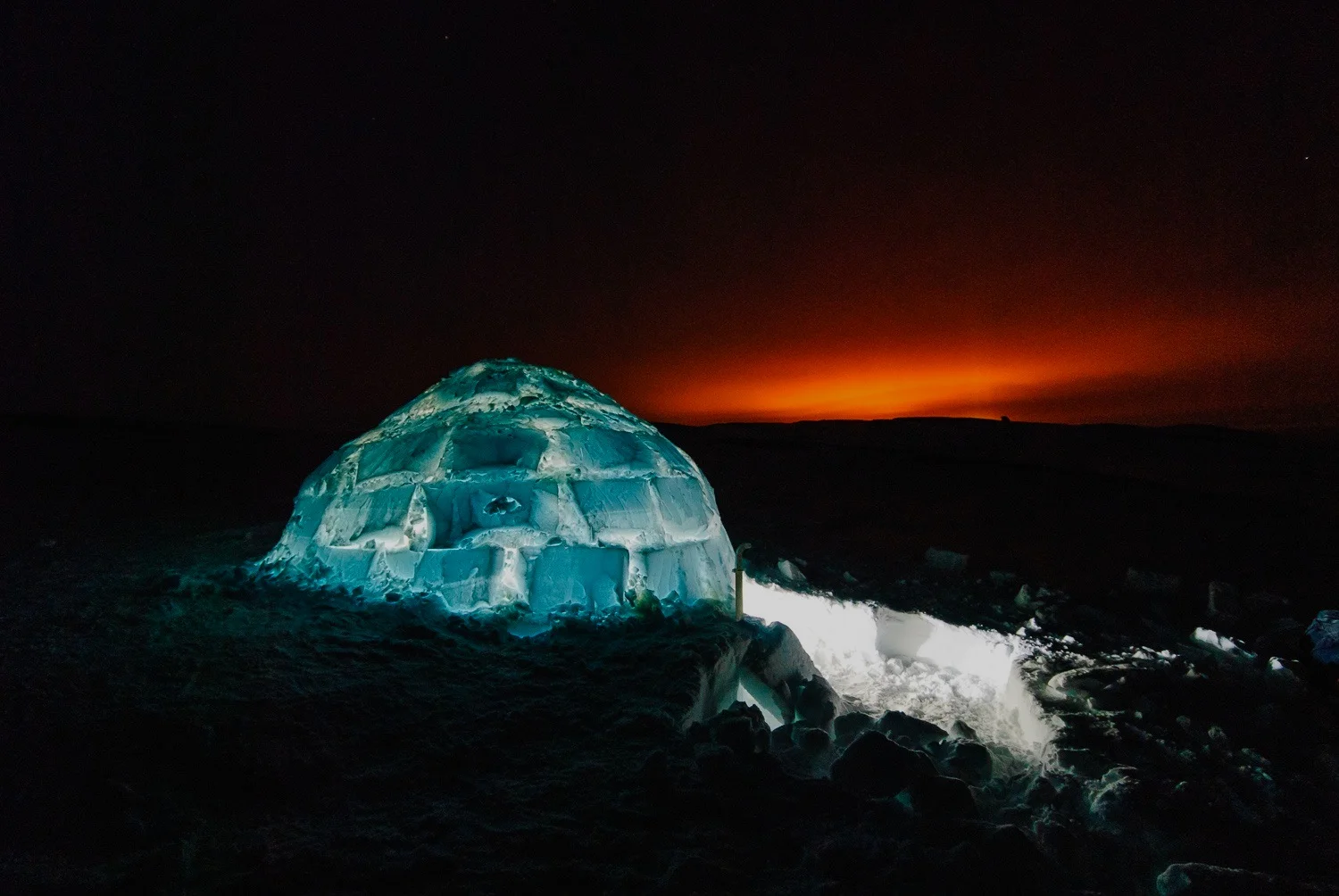 Igloo at Night