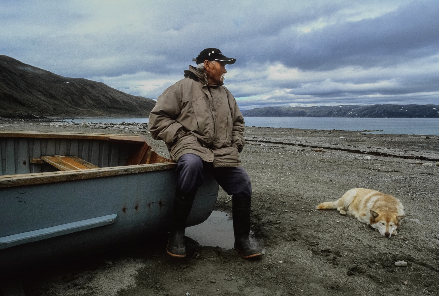 Inuit Elder in Kangiqsujuaq, Nunavik, Canadian Arctic