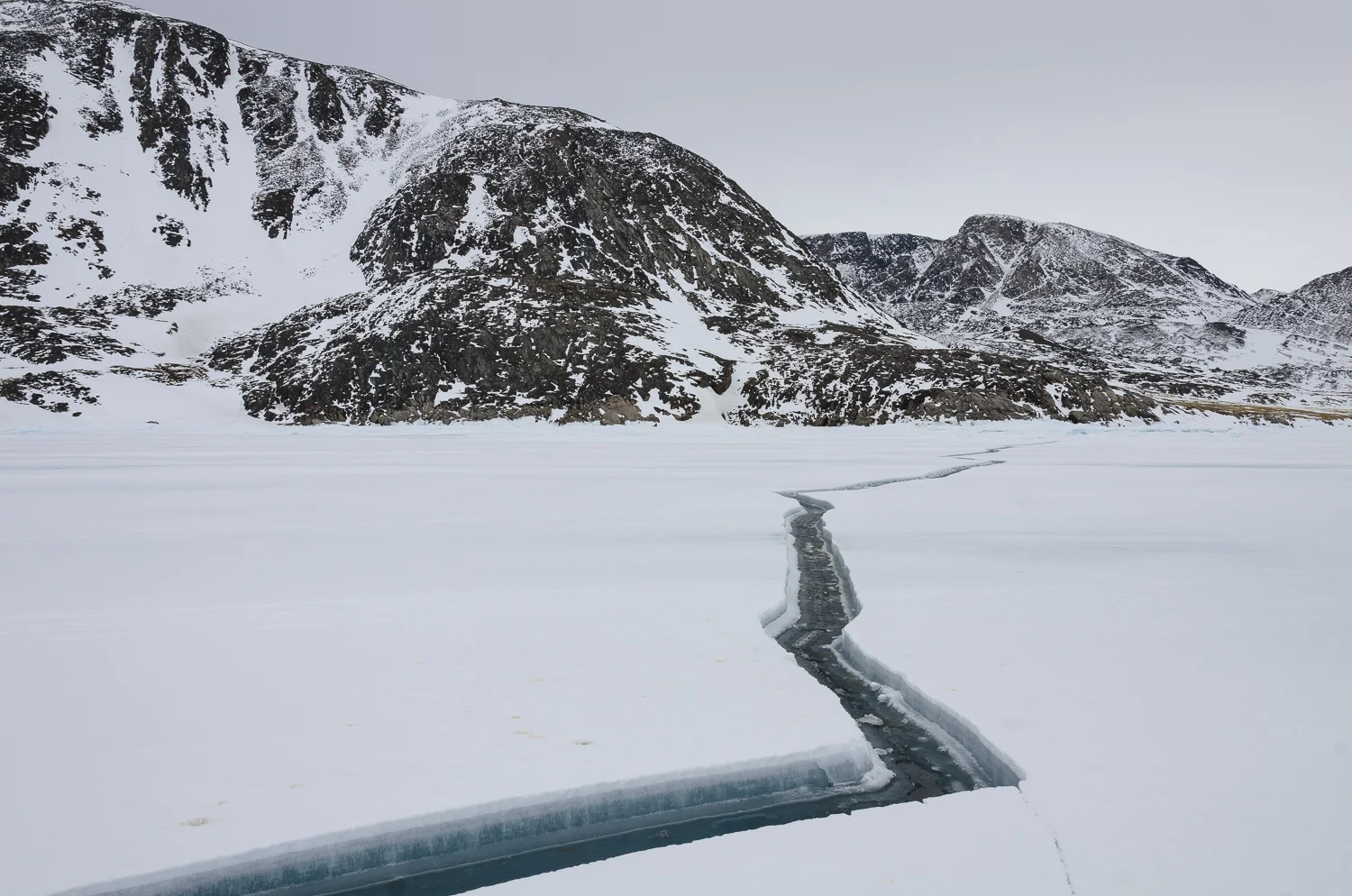 A Crack in the Sea Ice
