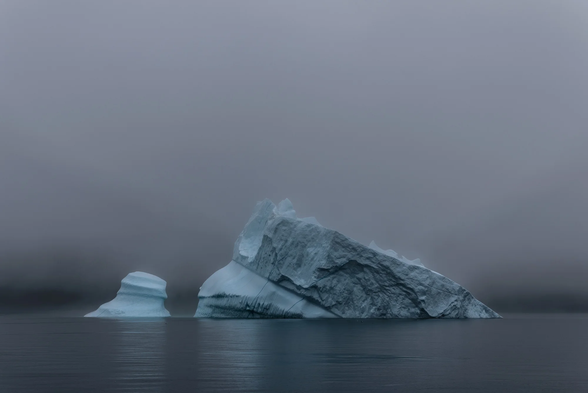 Iceberg in the Morning Mist