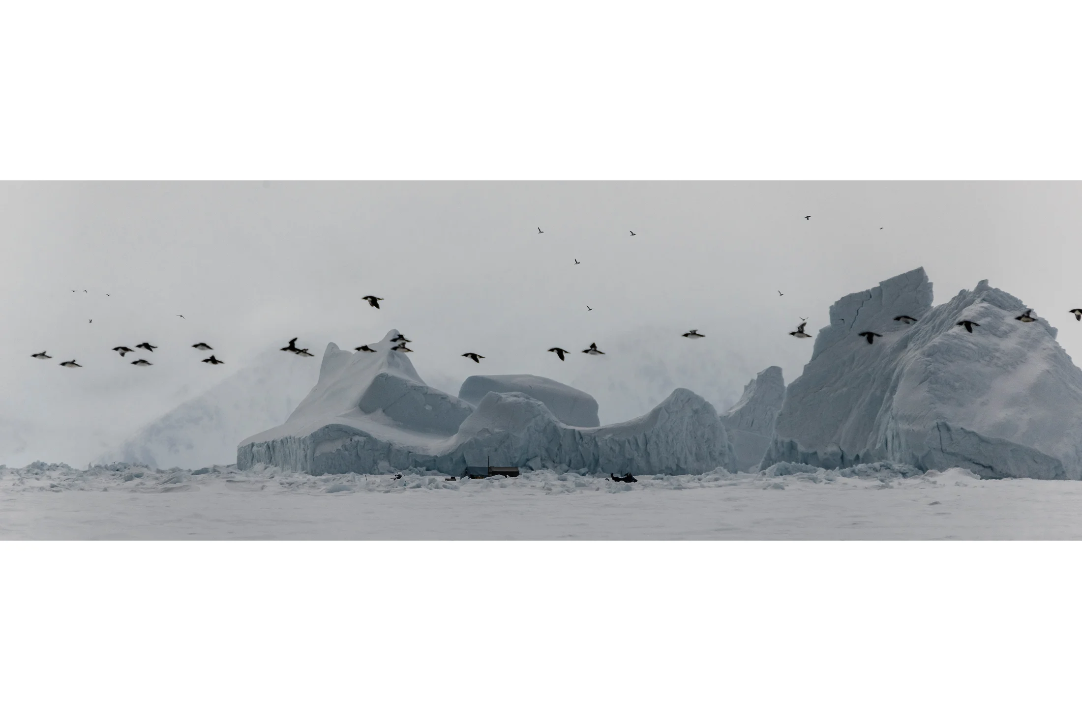 Inuit Hunting Camp on the Sea Ice