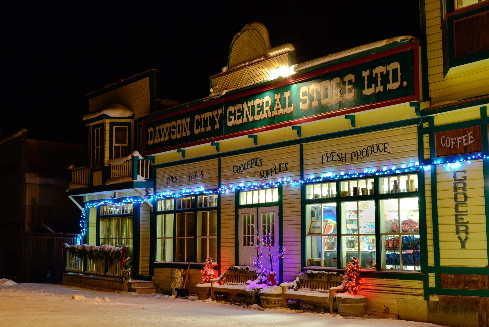 Dawson City January Morning, Thirty Below Zero