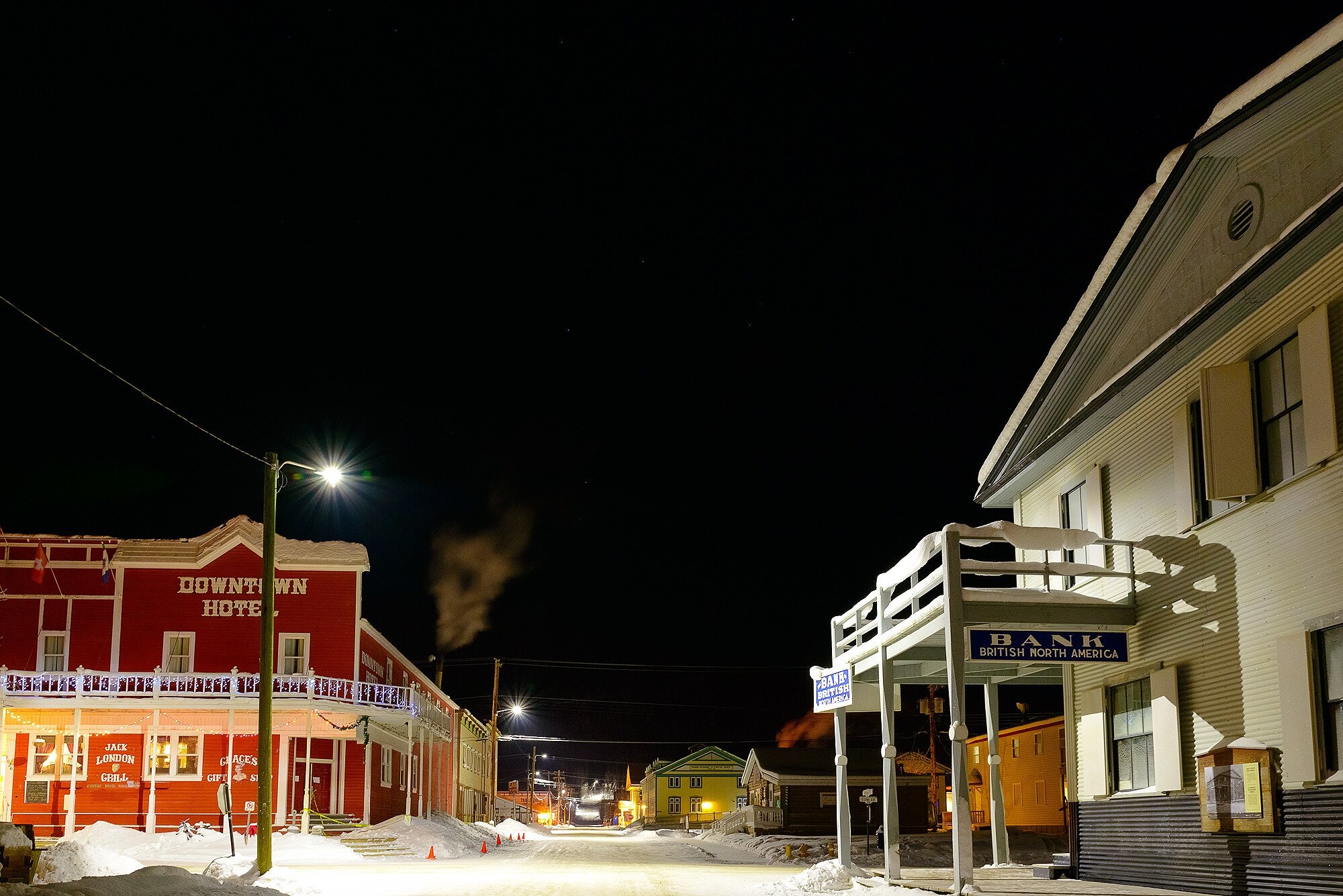 Dawson City at Three in the Morning, Thirty Below Zero