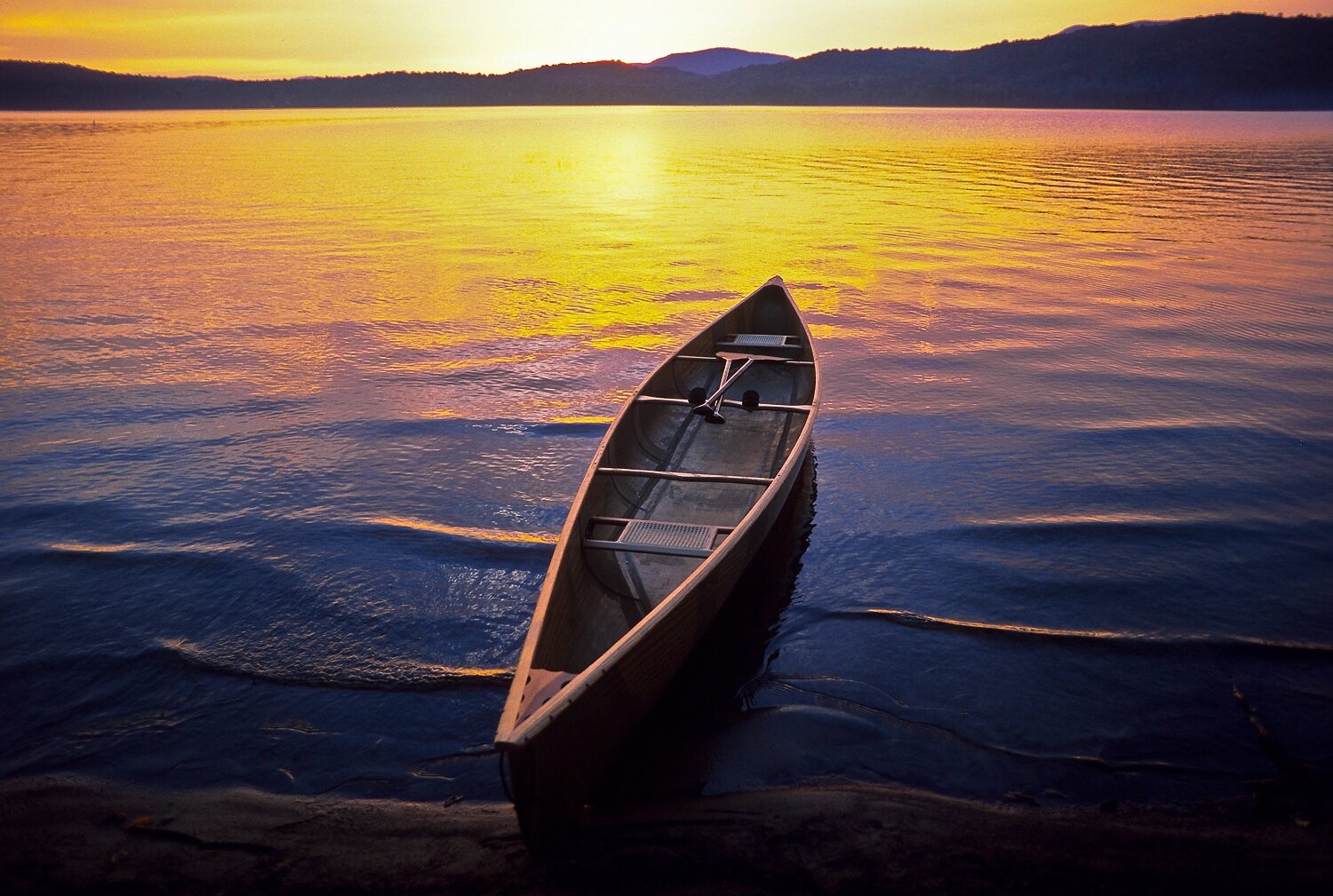 Canoe at Long Lake 