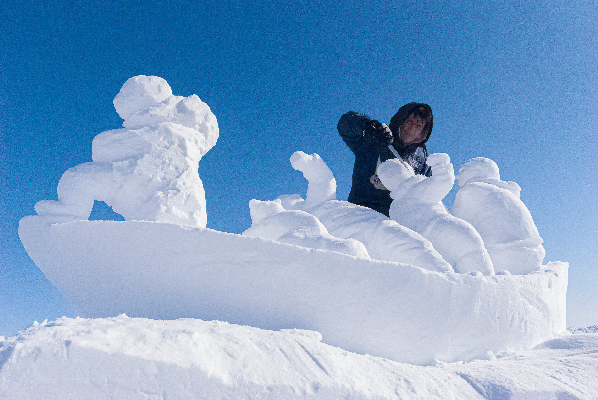 The Snow Sculpture