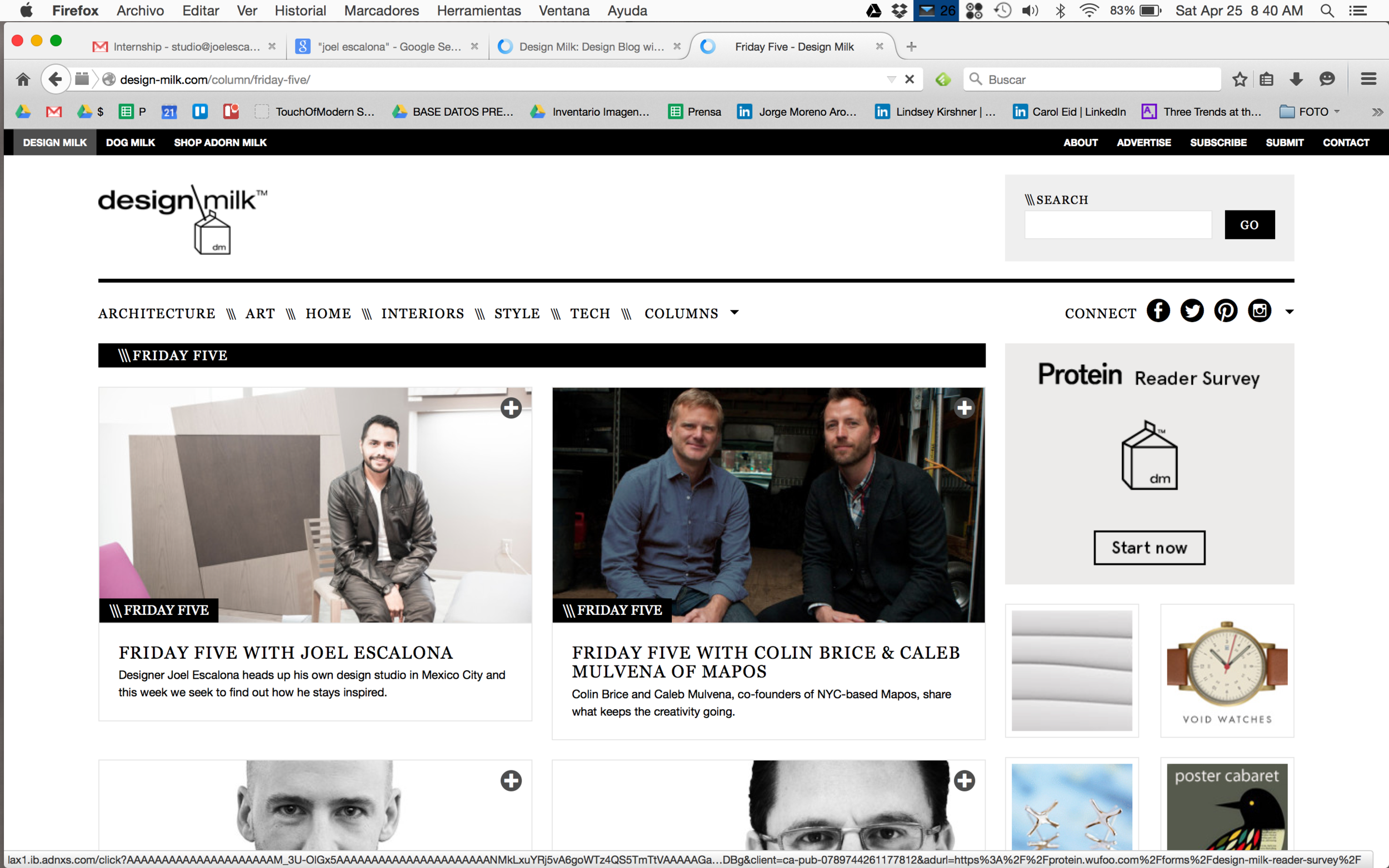 Design Milk Estados Unidos 04.2015