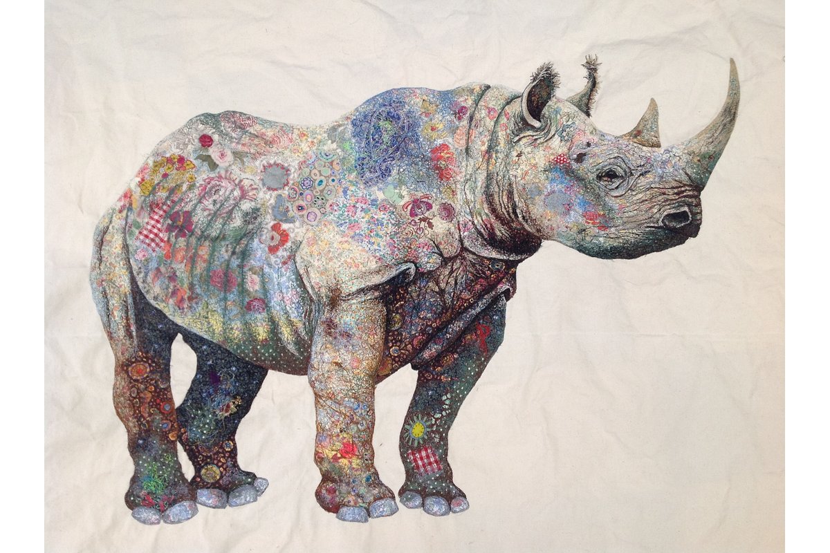 Black Rhino © Sophie Standing sophiestandingart.com