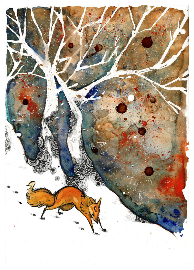 The Winter Fox O Ka-Fée © Rubis Firenos rubisfirenos.tumblr.com