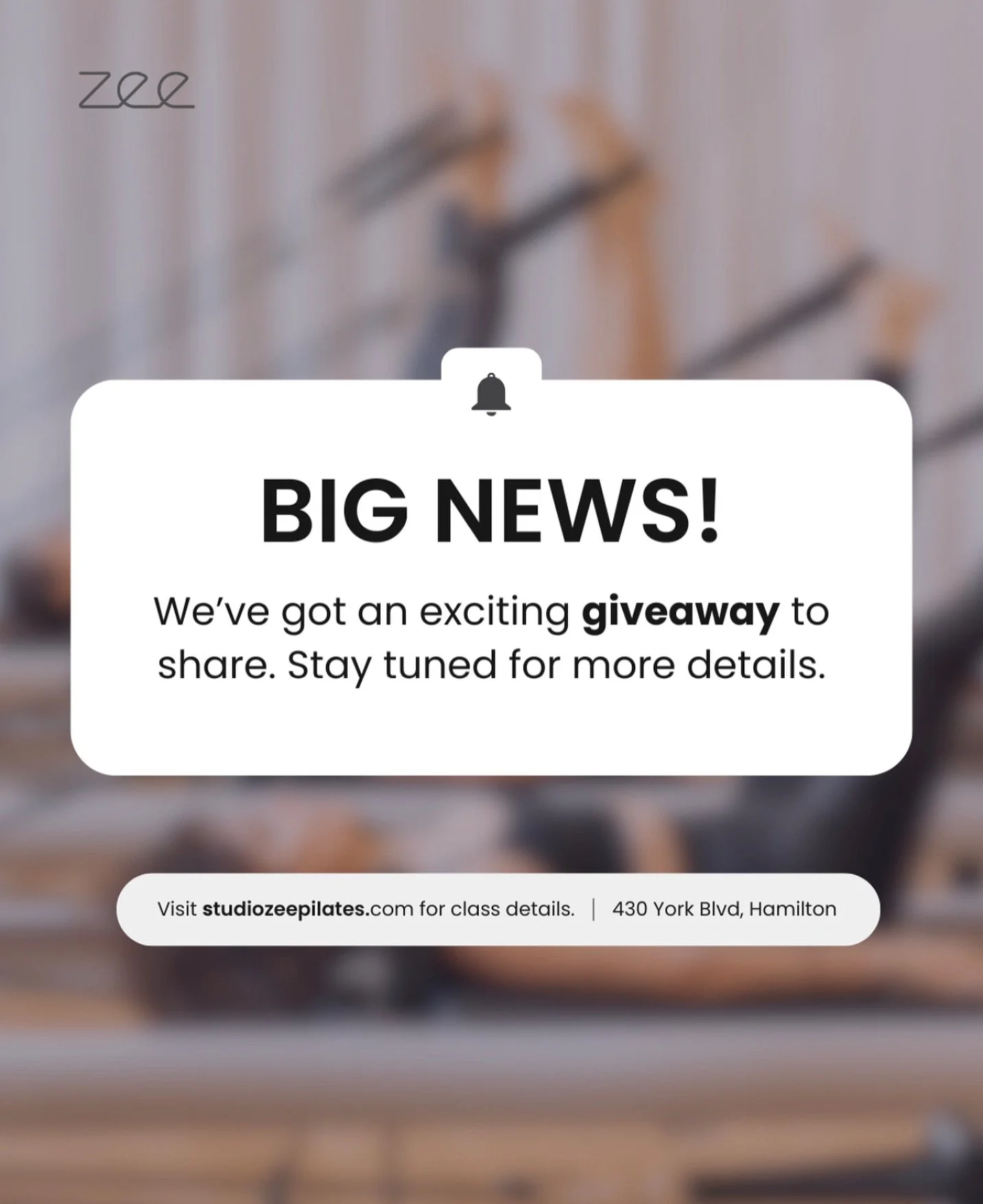 We&rsquo;ve been planning something special to thank our amazing community ❤️&zwj;🔥

Hint: it involves movement, gratitude, and a little surprise. 

Stay tuned&hellip; ​​

#studiozee #hamilton #hamiltonontario #healthandwellnes #pilates #wellnessstu