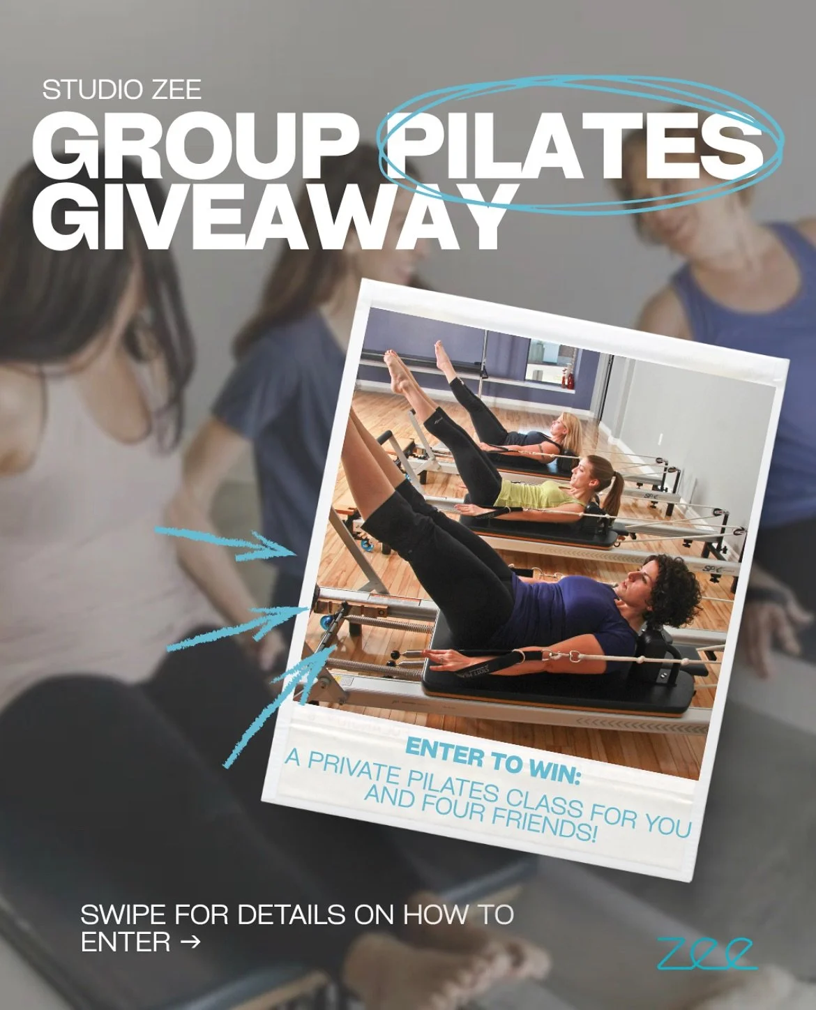 Movement connects us &mdash; to our bodies, our community, and our gratitude. Studio Zee wants to celebrate this connection by giving back through the Quintet Giveaway.

How to enter:
1. Follow us @studiozeepilates 
2. Share this post to your story a