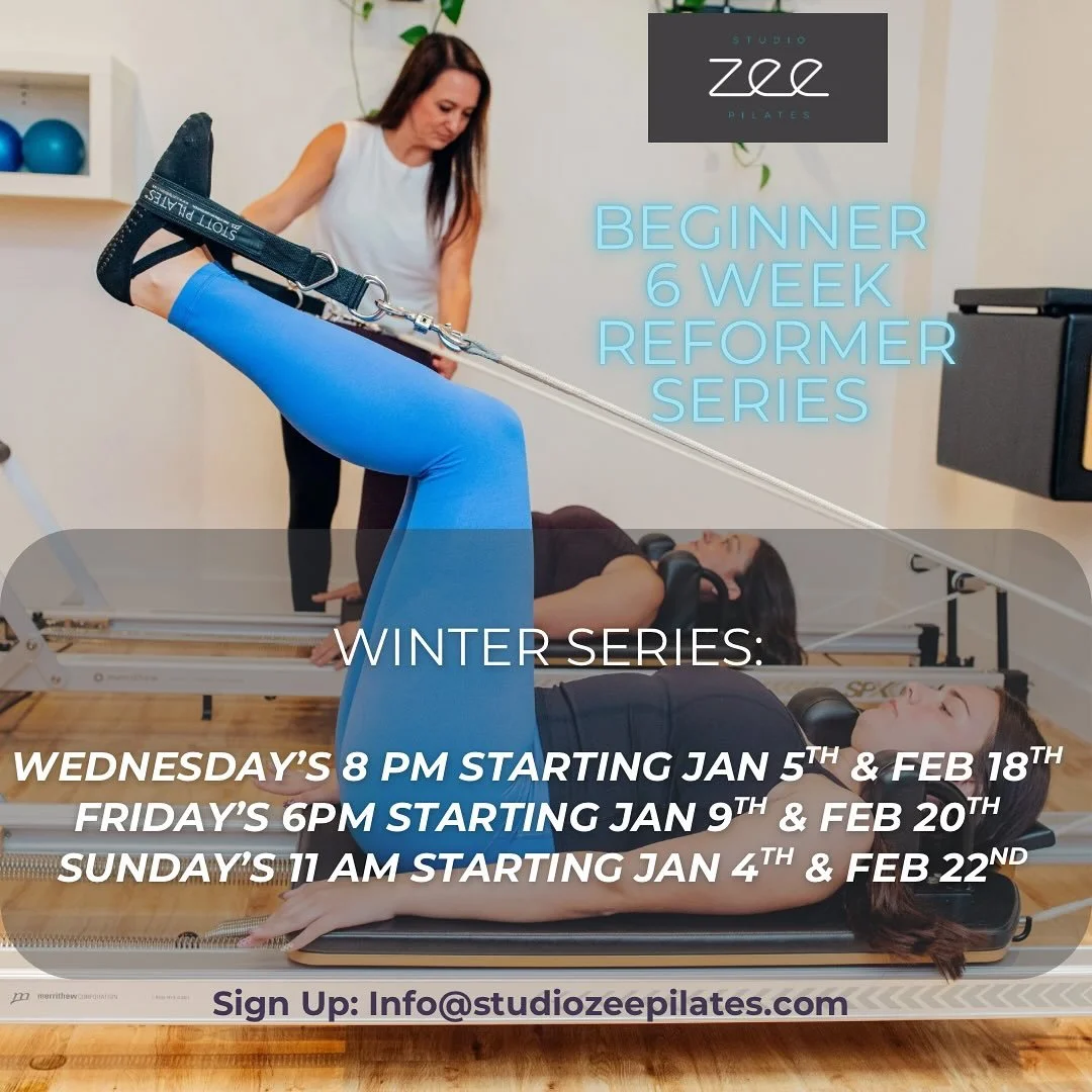 This is your sign ✨
Whether you&rsquo;re searching for a last-minute gift 🎁 or ready to invest in yourself, our 6-Week Beginner Reformer Pilates Series is the perfect place to start.

Beginning in early January, this guided series helps you:
✔️ lear