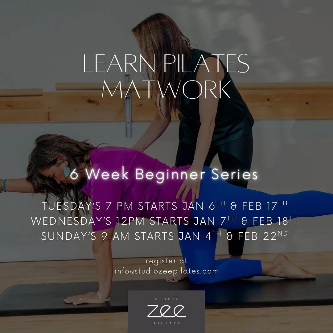 🧘&zwj;♀️ BEGINNER MAT &ndash; 6 WEEK SERIES

Looking for a last-minute gift that supports real change? 🎁
Or ready to stop waiting and finally plan your movement for the new year?

Our 6-Week Beginner Mat Pilates Series starts in early January and i