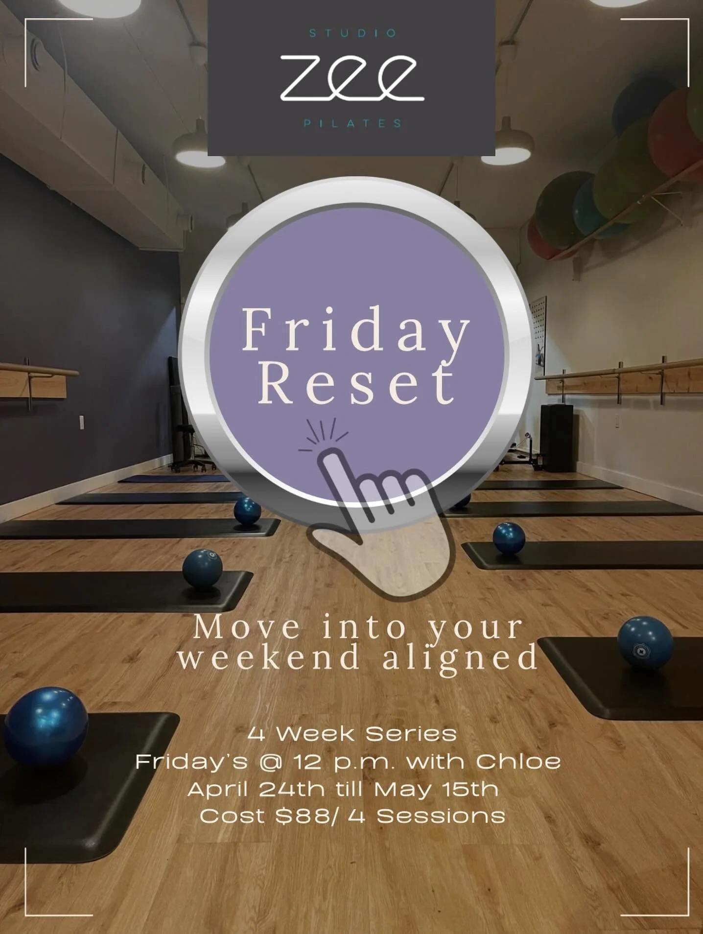 Finish your week feeling better in your body.

If your week feels rushed, busy, and a little out of alignment&hellip; this is your reset.

🌿 Pilates Precision: The Friday Reset is a 4-week series designed to help you slow down, build strength with c