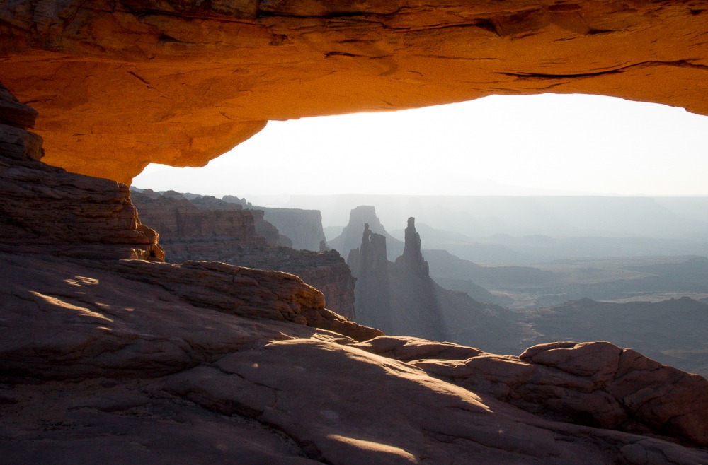 Mesa Arch with LaSalle Mountains