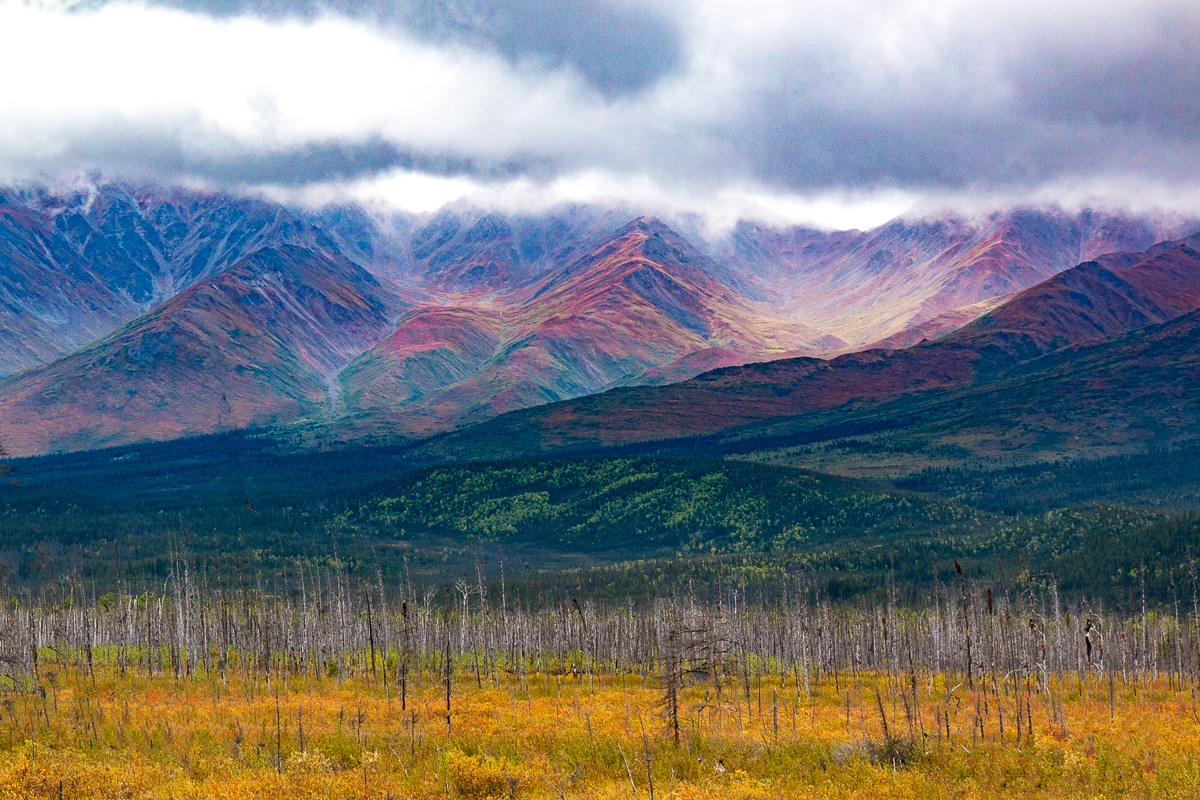 Richardson Hwy, approaching Rainbow Ridge