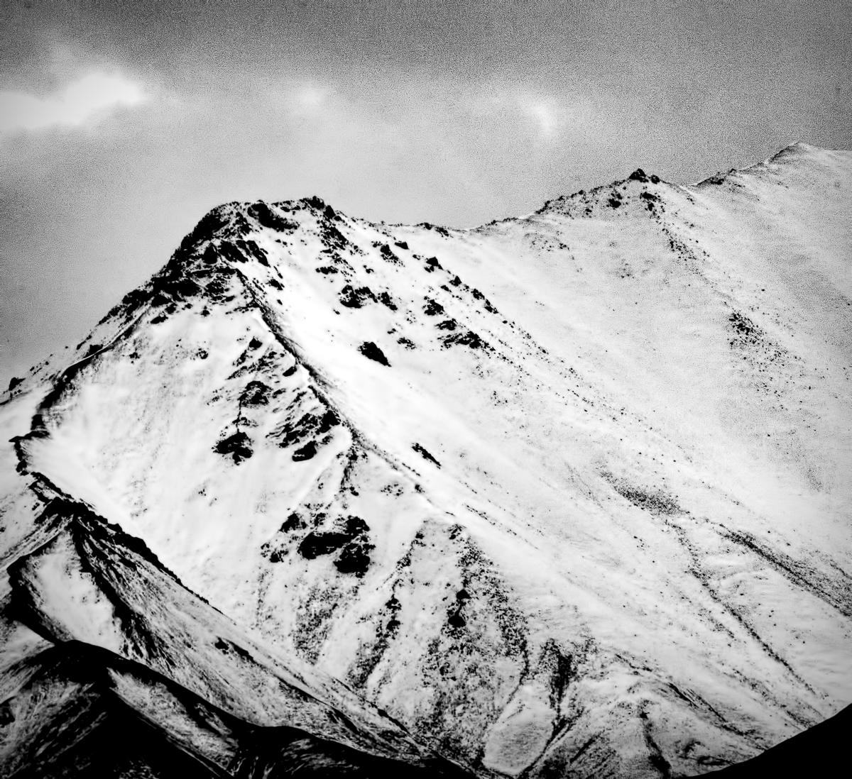 Closeup of a Denali ridge
