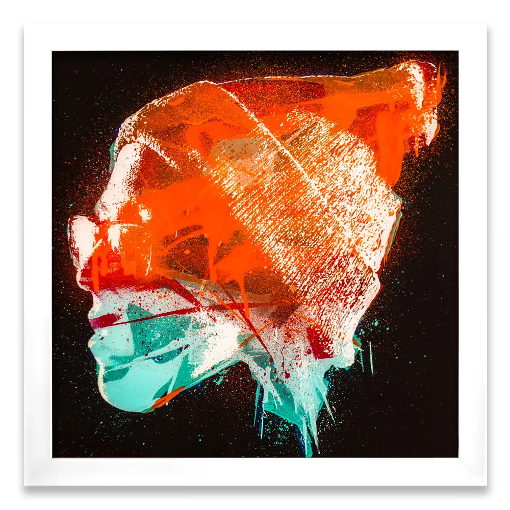 Taran Entropy β Enamel, Acrylic and Spray Paint on Plexiglass 26" x 26" $500 SOLD