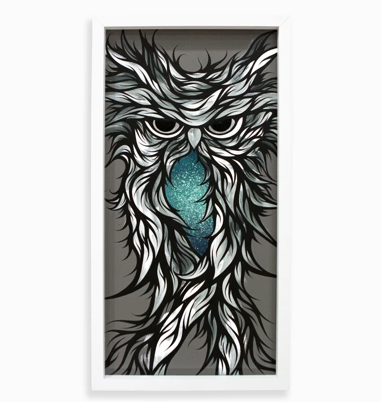 G Minor Spray Paint & Acrylic on Cradled Wood Panel 13" x 25" $300 SOLD