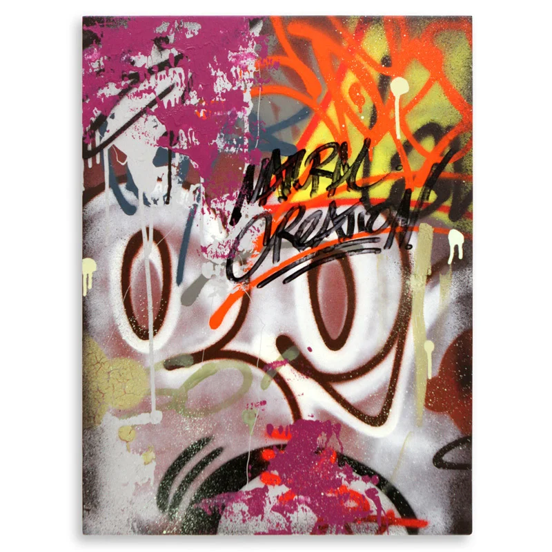 Natural Creation Aerosol on Wood 18" x 24" $750 SOLD