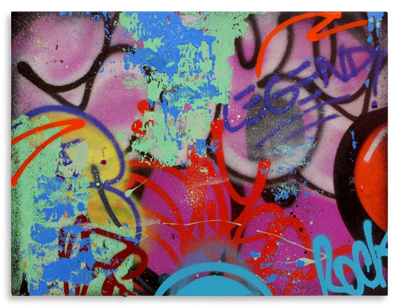 Rock Legend Aerosol on Wood 24" x 18" $750 Also Available on 1xRUN