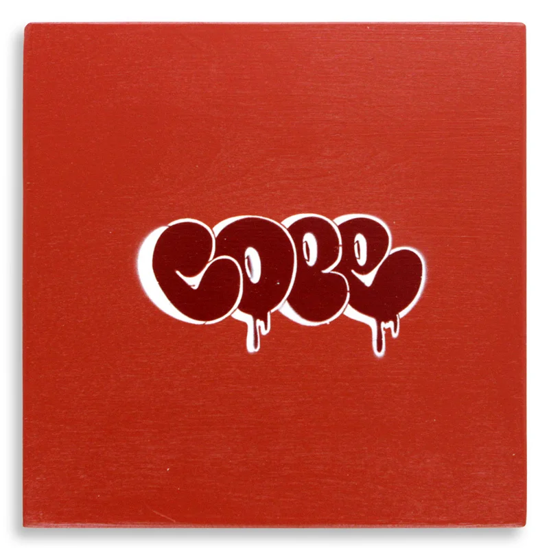 Detroit Stencil Series 12 Aerosol on Wood 12" x 12" $250 SOLD