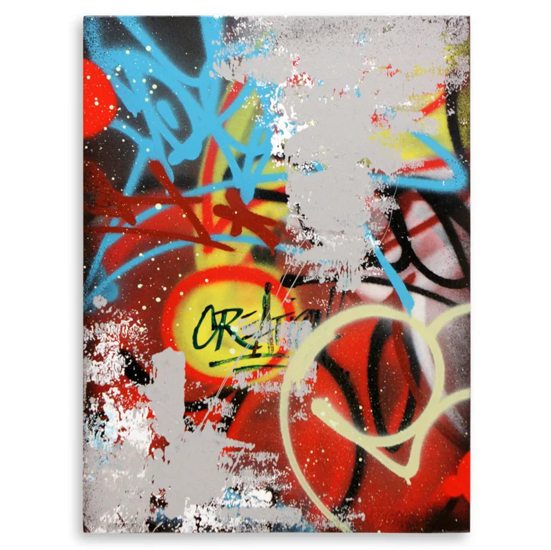 Creation Aerosol on Wood 18" x 24" $750 SOLD